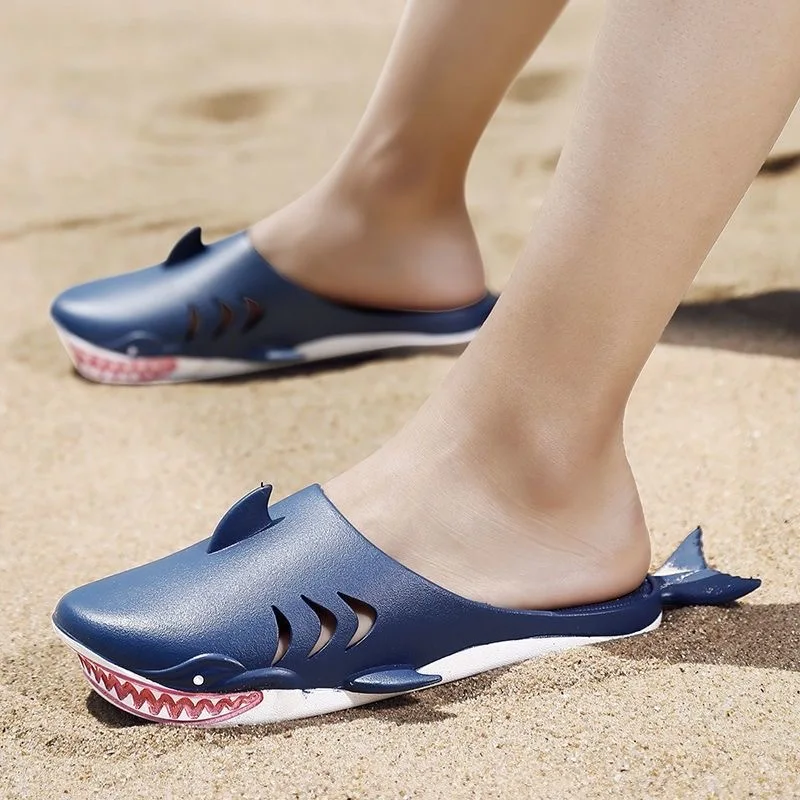 Women Creative Shark Men Slippers Summer Kid Beach Eva Soft Sole Slide Sandals Leisure Ladies Indoor Bathroom Parent-child Shoes
Women Creative Shark Men Slippers Summer Kid Beach Eva Soft Sole Slide Sandals Leisure Ladies Indoor Bathroom Parent-child Shoes