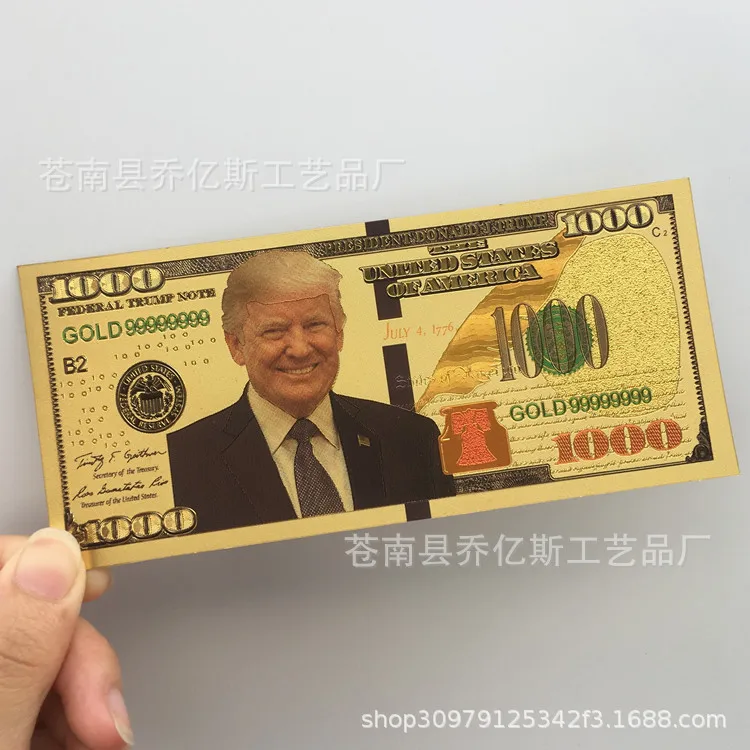 Plastic Card Gold Foil Trump Game Coin Game Card Gold Foil Trump 1000 Avatar Creative Card
Plastic Card Gold Foil Trump Game Coin Game Card Gold Foil Trump 1000 Avatar Creative Card