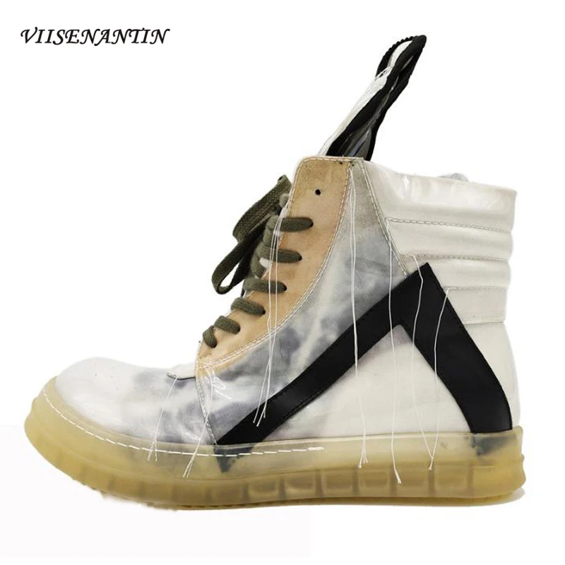 Autumn Winter Trend Casual Lace-up Round Toe High-top Sport Shoes Transparent Sole Men's Shoes Fashion Catwalk Couples Sneakers
Autumn Winter Trend Casual Lace-up Round Toe High-top Sport Shoes Transparent Sole Men's Shoes Fashion Catwalk Couples Sneakers