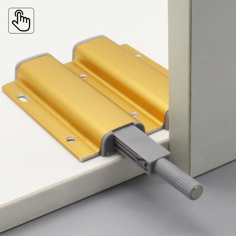 Double Strong Push to Open Magnetic Aluminum Alloy Cabinet Catches Door Touch Stop Damper Buffer Pull Gold/Silver Press to Close
Double Strong Push to Open Magnetic Aluminum Alloy Cabinet Catches Door Touch Stop Damper Buffer Pull Gold/Silver Press to Close