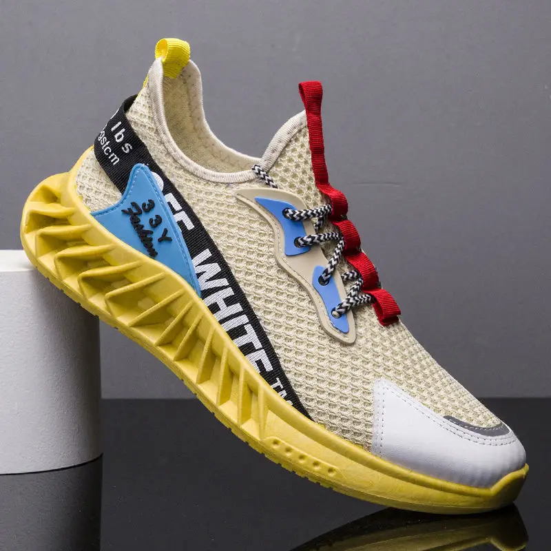 2021 Men's Sports Shoes New Breathable Lace-up Mesh Shoes Fashion Trend Casual Non-slip Vulcanized Shoes Masculino
2021 Men's Sports Shoes New Breathable Lace-up Mesh Shoes Fashion Trend Casual Non-slip Vulcanized Shoes Masculino