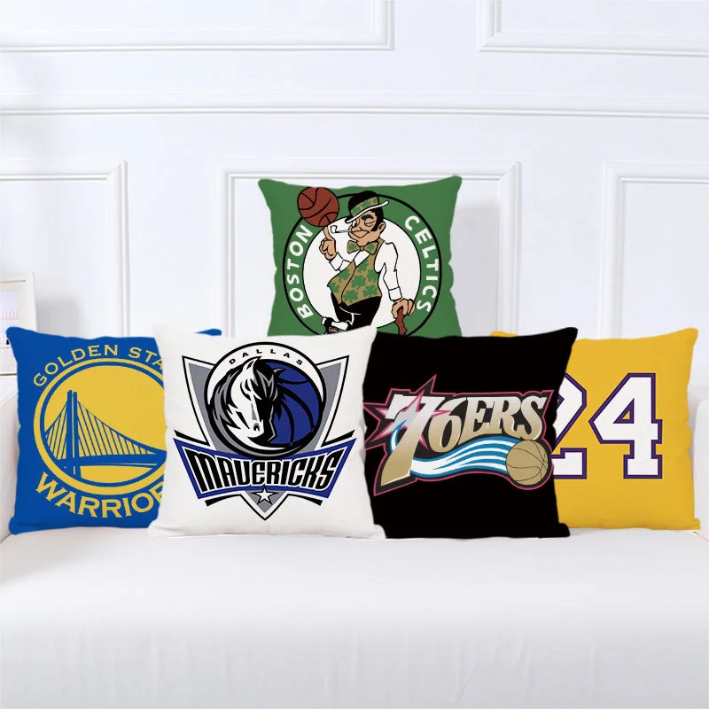 Простой и современный чехол для подушки в стиле игры НБА дивана гостиную машину