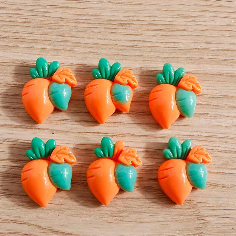 10pcs Cartoon Carrots Resin Flat Back Cabochon for Jewelry Making Hairpin Brooch Scrapbooking Crafts DIY Kids Hair Accessories
10pcs Cartoon Carrots Resin Flat Back Cabochon for Jewelry Making Hairpin Brooch Scrapbooking Crafts DIY Kids Hair Accessories