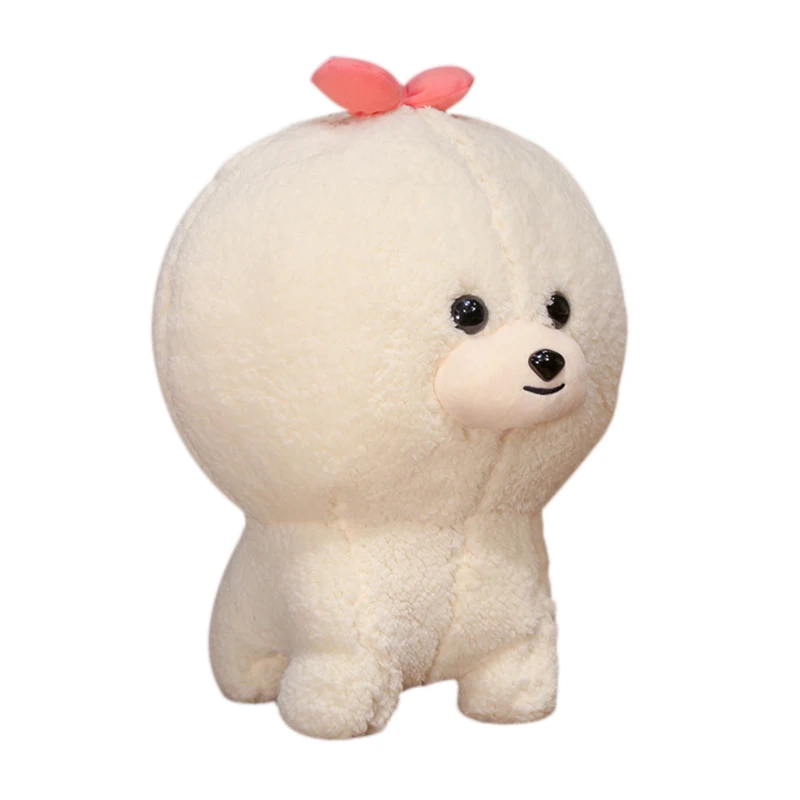 30/40cm Bichon Frise Plush Toy Cute Puppy Soft Stuffed Dog Simulation Pet Kawaii Fluffy Baby Doll Birthday Gift For Children | Игрушки и