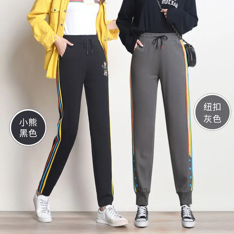 Sports Pants for Women Loose Tappered 2021new Spring/Summer High Waist All-Matching Women's Casual Harem Sweatpants Ins Fashion
Sports Pants for Women Loose Tappered 2021new Spring/Summer High Waist All-Matching Women's Casual Harem Sweatpants Ins Fashion