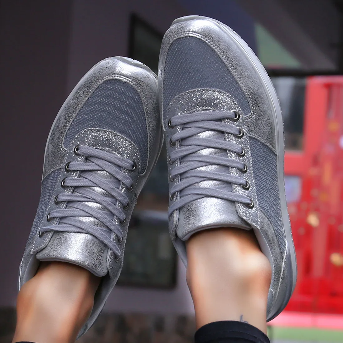 Large Size Fashionable All-Match Striped Casual Women's Shoes Fashionable Platform 6cm Height Increasing Insole Sneakers Women
Large Size Fashionable All-Match Striped Casual Women's Shoes Fashionable Platform 6cm Height Increasing Insole Sneakers Women