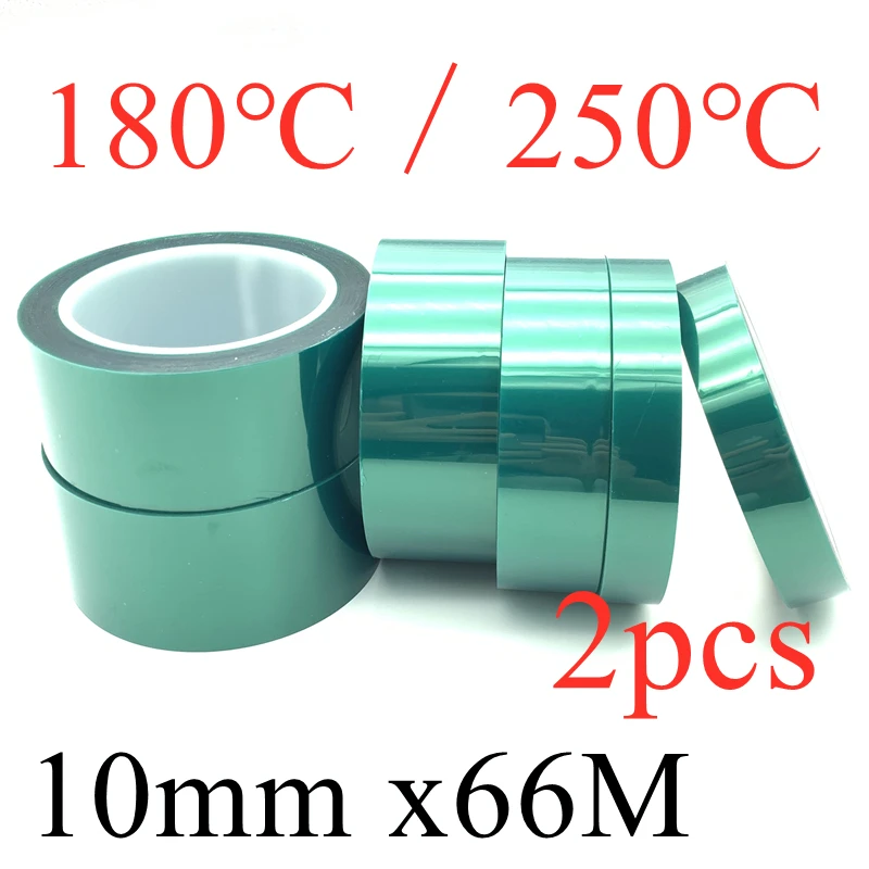 2Pcs Green PET Film Tape 10mm x66M High Temperature Heat Resistant PCB Circuit Board Plating Insulation Protection Adhesive Tape
2Pcs Green PET Film Tape 10mm x66M High Temperature Heat Resistant PCB Circuit Board Plating Insulation Protection Adhesive Tape