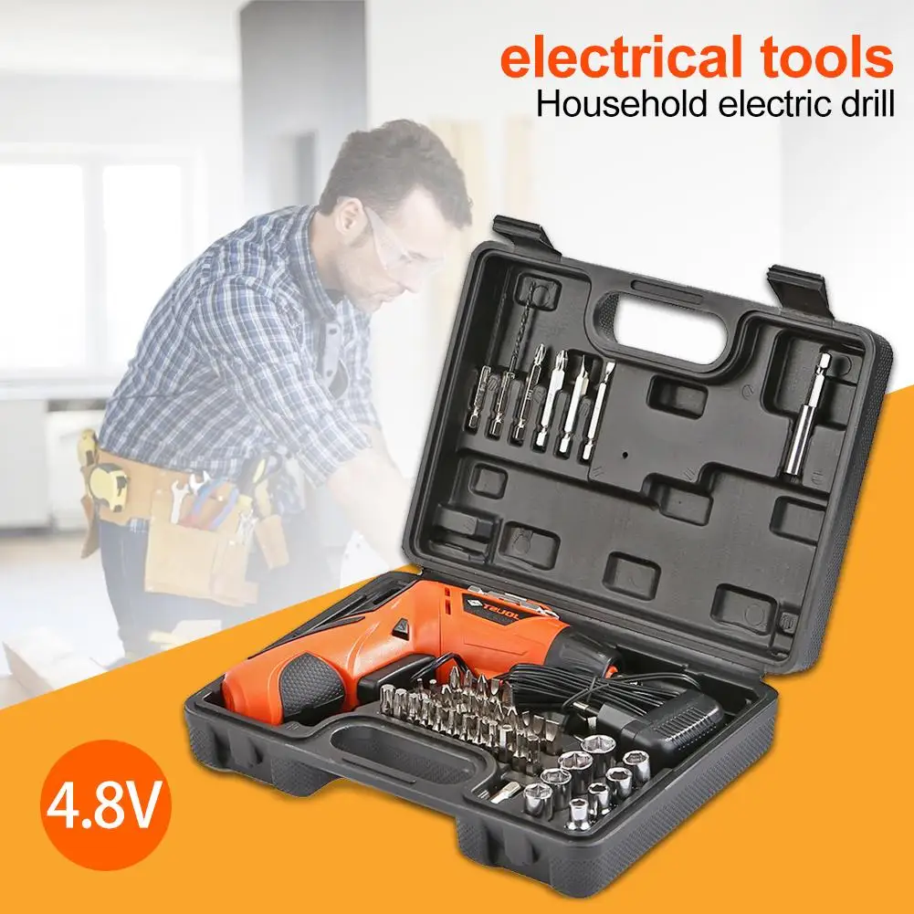 4.2V Cordless Rechargeable Electric Screwdriver Strong Torque Mini Hand Drill Product Size 160*140*40mm Weight 392g
4.2V Cordless Rechargeable Electric Screwdriver Strong Torque Mini Hand Drill Product Size 160*140*40mm Weight 392g