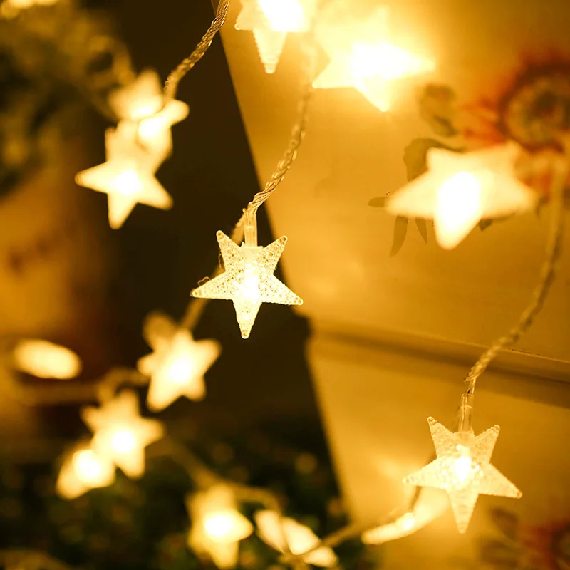 10/20/30 2019 Xmas LEDS Stars Light String Fairy Lights Battery Powered for Wedding Party Christmas Tree Garlands Decoration
10/20/30 2019 Xmas LEDS Stars Light String Fairy Lights Battery Powered for Wedding Party Christmas Tree Garlands Decoration