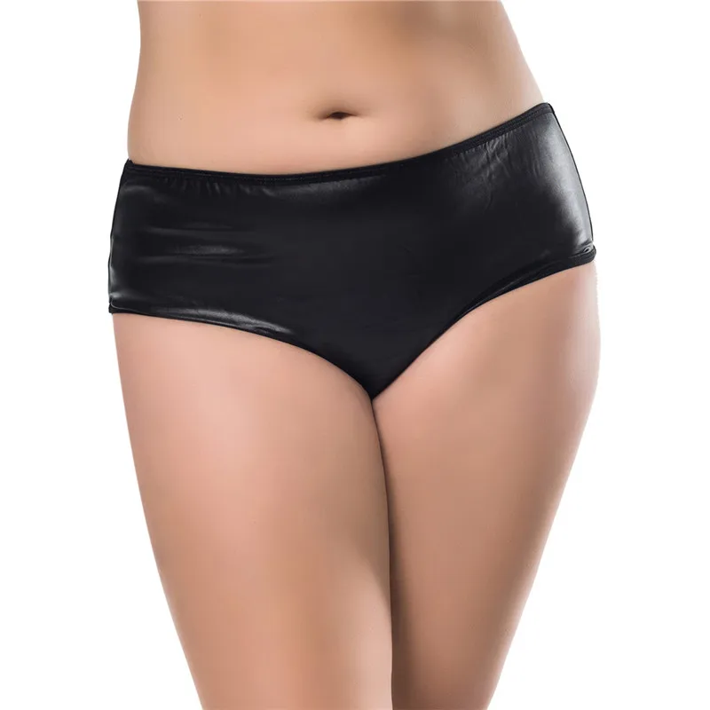 Plus Size Women Sexy Lingerie Leather Erotic Underwear for Women Sexy Panties Open Back Cheeky Briefs Underpants Sexy Wear Black
Plus Size Women Sexy Lingerie Leather Erotic Underwear for Women Sexy Panties Open Back Cheeky Briefs Underpants Sexy Wear Black