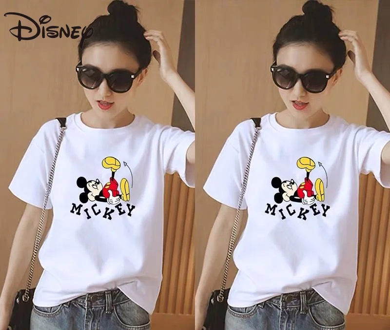 Disney Summer New Girls' Korean-Style Loose Bottoming Shirt Two-Piece Set Cartoon Mickey Series Cotton Short-Sleeved T-shirt
Disney Summer New Girls' Korean-Style Loose Bottoming Shirt Two-Piece Set Cartoon Mickey Series Cotton Short-Sleeved T-shirt