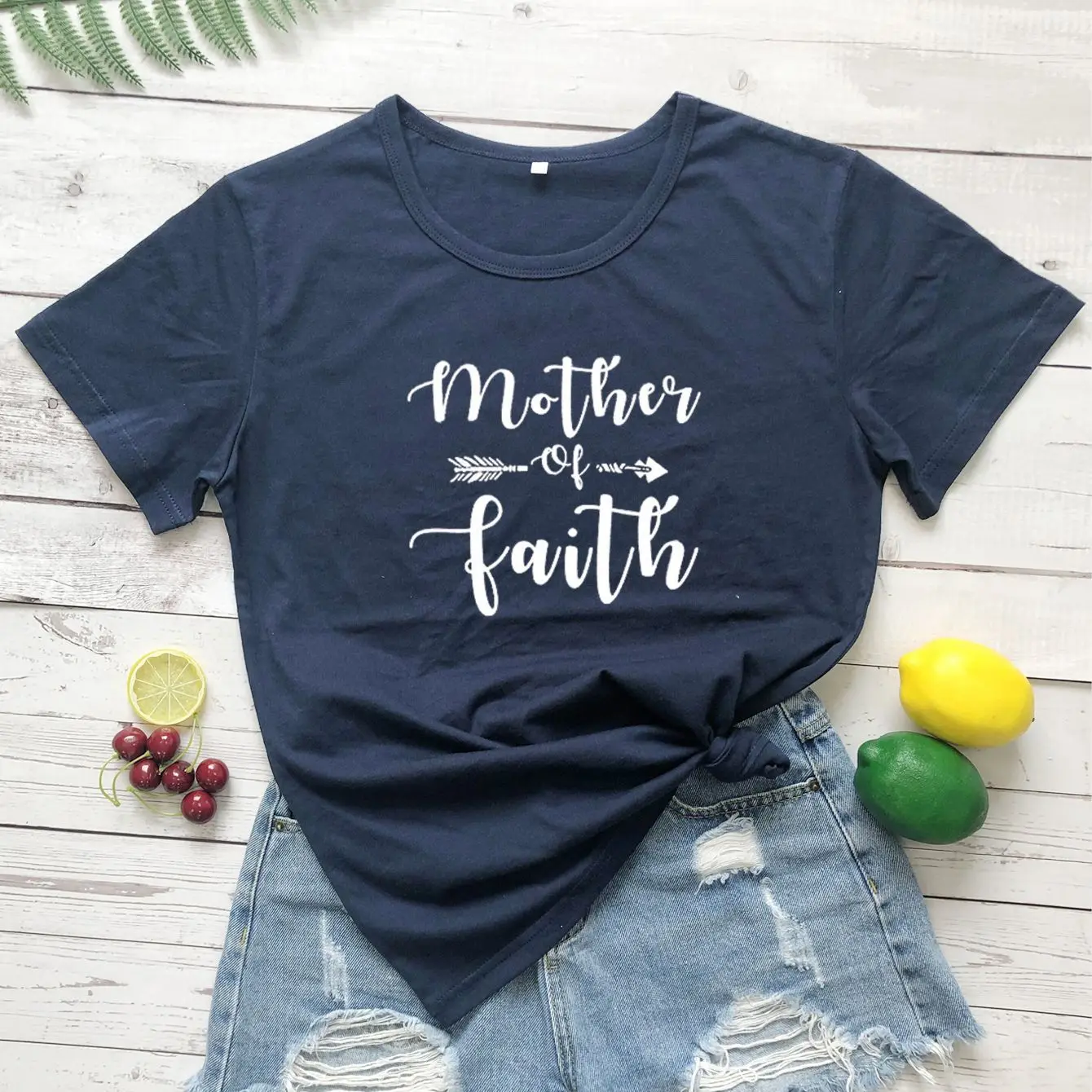 100% Cotton Women T Shirt Mother Of Faith Print Tshirt Ladies Short Sleeve Tee Shirt Women Female Tops Clothes Camisetas Mujer
100% Cotton Women T Shirt Mother Of Faith Print Tshirt Ladies Short Sleeve Tee Shirt Women Female Tops Clothes Camisetas Mujer
