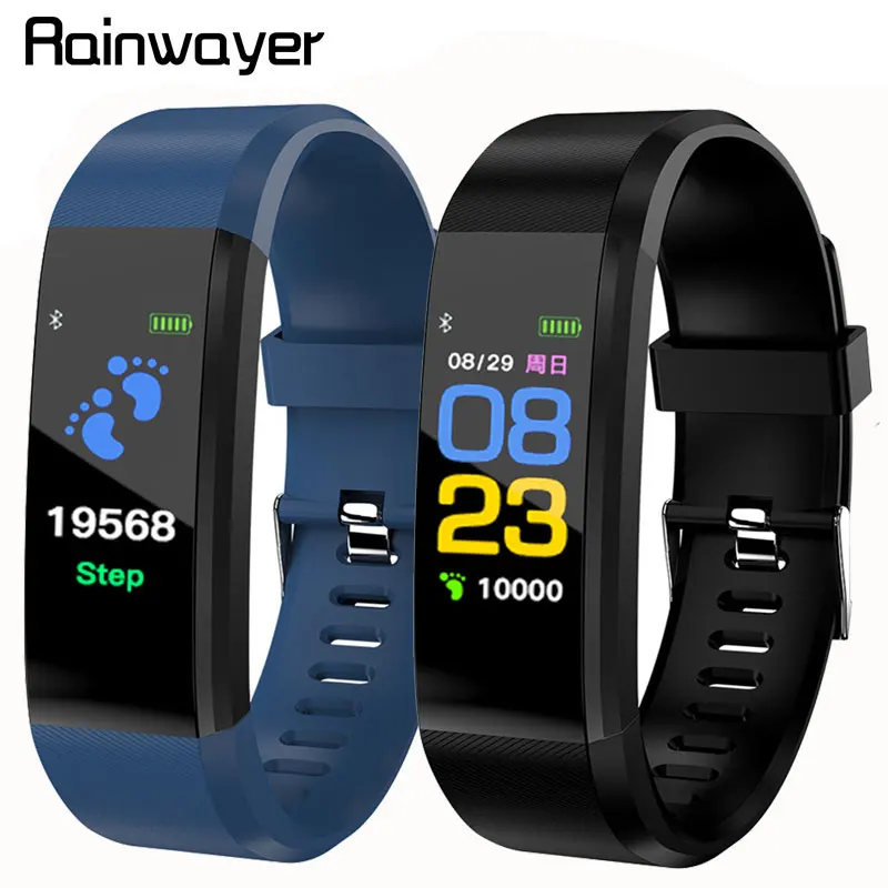 Smart Bracelet Watch for Men Women 115 Plus Smart Wristband Fitness Tracker Pressure Sport Watch Heart Rate Monitor Band A2
Smart Bracelet Watch for Men Women 115 Plus Smart Wristband Fitness Tracker Pressure Sport Watch Heart Rate Monitor Band A2
