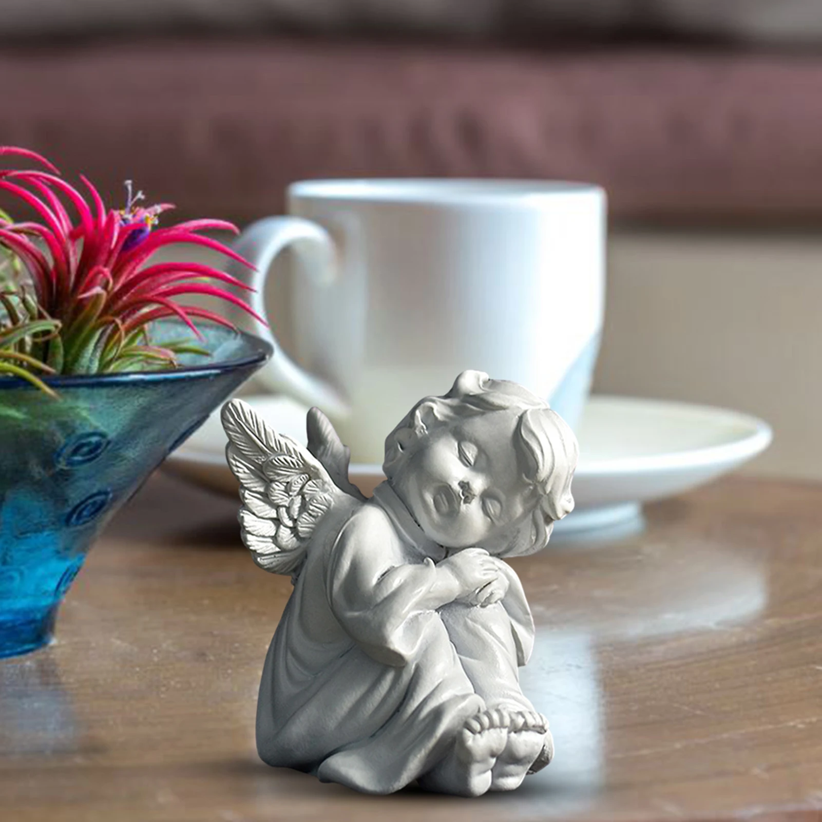 Resin Crafts Sculpture Gift Cute Small Napping Angel Sculpture Party Accessories Home Desktop Ornament Cake Dessert Decoration 
Resin Crafts Sculpture Gift Cute Small Napping Angel Sculpture Party Accessories Home Desktop Ornament Cake Dessert Decoration