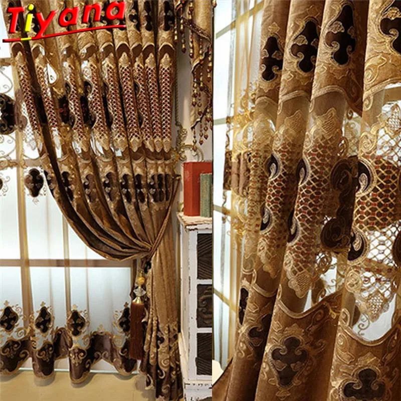 Nordic Luxury Chenille Brown Geometry Curtains for Living Room High-end Embroidery Yarn Window Drapes for Villa Bedroom WP082#40
Nordic Luxury Chenille Brown Geometry Curtains for Living Room High-end Embroidery Yarn Window Drapes for Villa Bedroom WP082#40