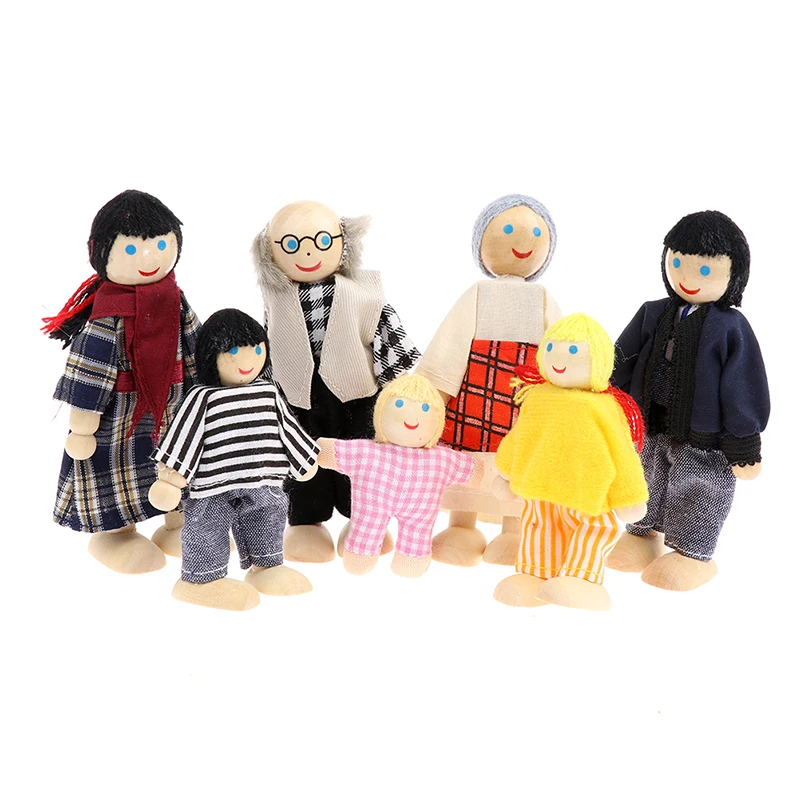 Wooden Dolls Toys Figures Furniture House Family Miniature People Doll Toy For Kid Child Enfants Brinquedos Infantis Play Toy
Wooden Dolls Toys Figures Furniture House Family Miniature People Doll Toy For Kid Child Enfants Brinquedos Infantis Play Toy