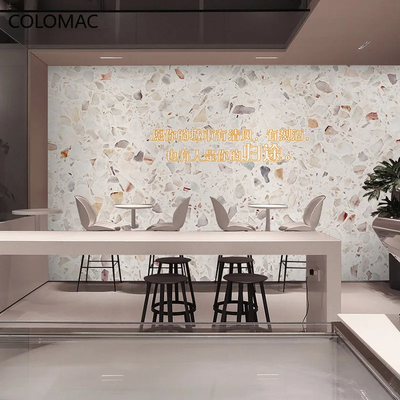 Colomac Custom Nordic Imitation Terrazzo Wallpaper Hong Kong-style Milk Tea Shop Background Mural Home Decorations Dropshipping
Colomac Custom Nordic Imitation Terrazzo Wallpaper Hong Kong-style Milk Tea Shop Background Mural Home Decorations Dropshipping