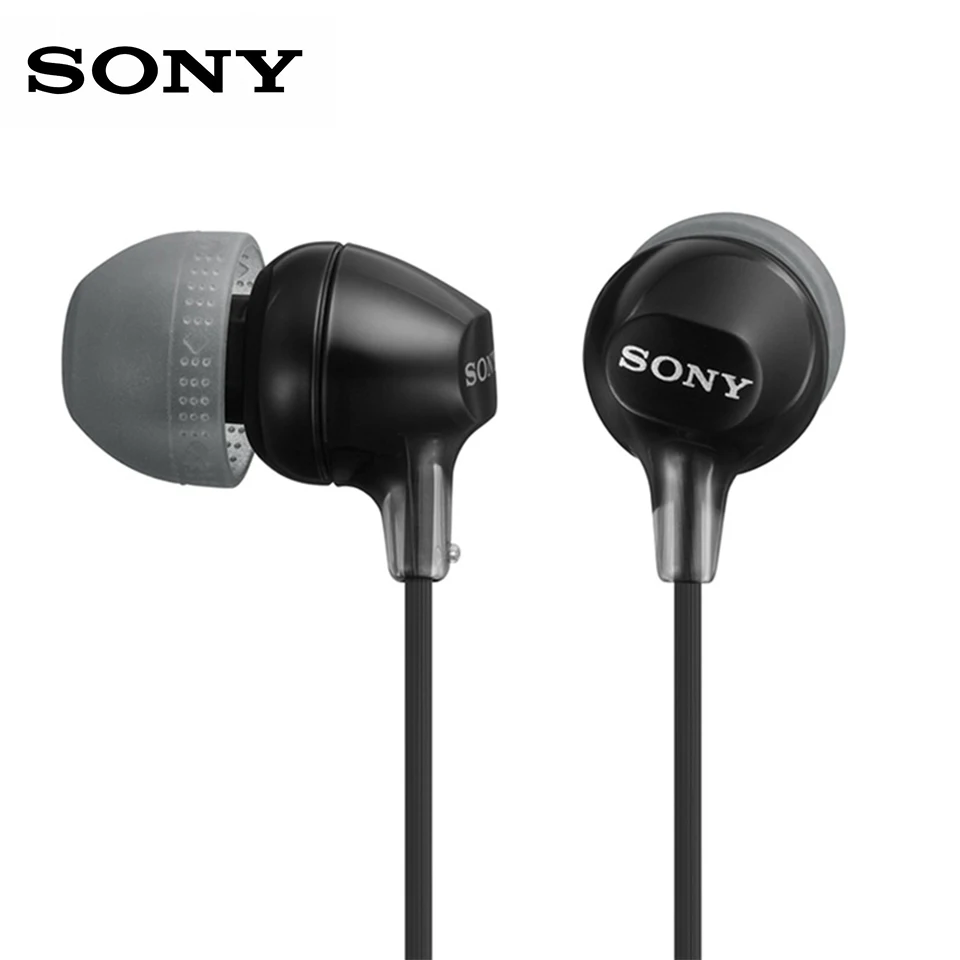 

SONY MDR-EX15AP Stereo Earphones 3.5mm Wired Headset Sport Earbuds HIFI Headphone Handsfree with Mic for Smartphones Music Game