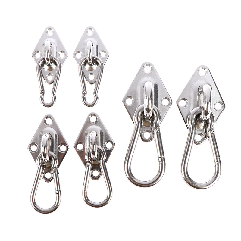 2 Sets Of Stainless Steel Heavy Duty Multi-Function Hammock Hook Metal Base Suspended Ceiling Wall Mount U-Shaped Hooks
2 Sets Of Stainless Steel Heavy Duty Multi-Function Hammock Hook Metal Base Suspended Ceiling Wall Mount U-Shaped Hooks