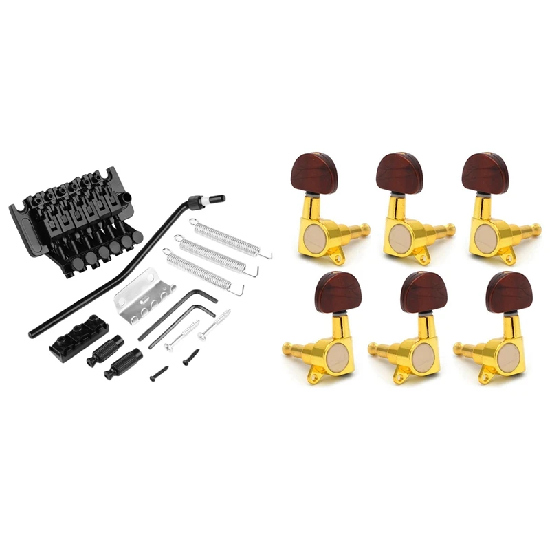 1 Set Electric Guitar Double Tremolo Bridge for Lic Ibanez with Guitar Locked String Tuners Tuning Peg Button(3L+3R)
1 Set Electric Guitar Double Tremolo Bridge for Lic Ibanez with Guitar Locked String Tuners Tuning Peg Button(3L+3R)