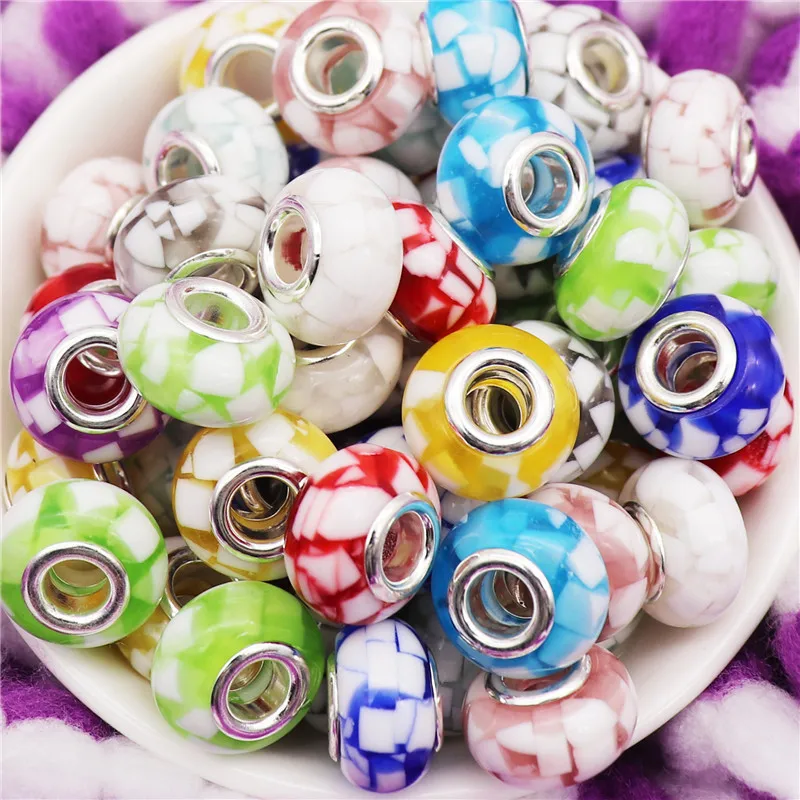 10 Pcs Lot Mixed Color Big Hole European Beads Charm Fit Pandora Bracelet Women DIY Chain Keychains Curtains for Jewelry Making
10 Pcs Lot Mixed Color Big Hole European Beads Charm Fit Pandora Bracelet Women DIY Chain Keychains Curtains for Jewelry Making
