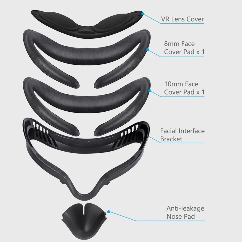 VR Lens Cover Facial Interface Bracket Anti-Leakage Nose Pad for oculus Quest 2 45BA
VR Lens Cover Facial Interface Bracket Anti-Leakage Nose Pad for oculus Quest 2 45BA