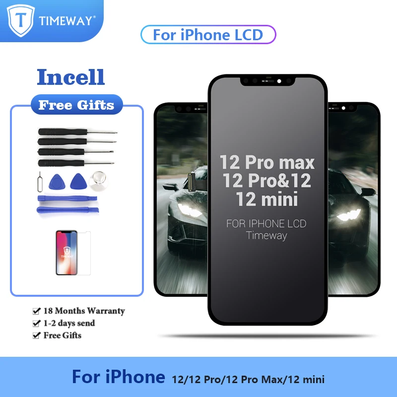 Сенсорный ЖК-экран Incell для iPhone 12 Mini, сменный сенсорный экран в сборе с инструментами для iPhone 12 Pro, PROMAX OEM
Сенсорный ЖК-экран Incell для iPhone 12 Mini, сменный сенсорный экран в сборе с инструментами для iPhone 12 Pro, PROMAX OEM