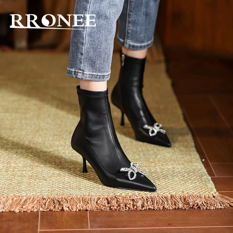 French pointy ankle boots female fine heel 2021 autumn and winter new water diamond bow single boot leather fashion boots thin t
French pointy ankle boots female fine heel 2021 autumn and winter new water diamond bow single boot leather fashion boots thin t