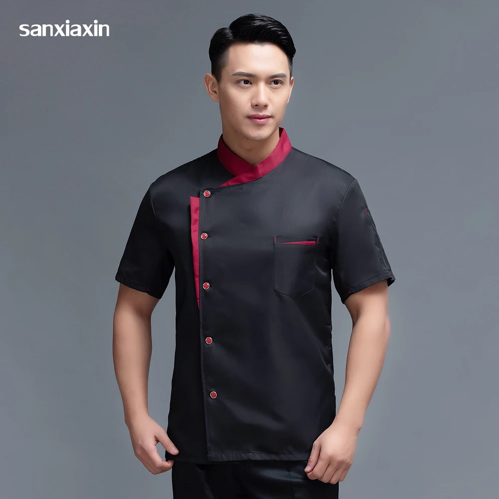Wholesale Coat Chef Shirt Short Sleeve Chef Uniforms Restaurant Catering Bakery Cook Waiter Top Work Clothes Barber Chef Jackets
Wholesale Coat Chef Shirt Short Sleeve Chef Uniforms Restaurant Catering Bakery Cook Waiter Top Work Clothes Barber Chef Jackets