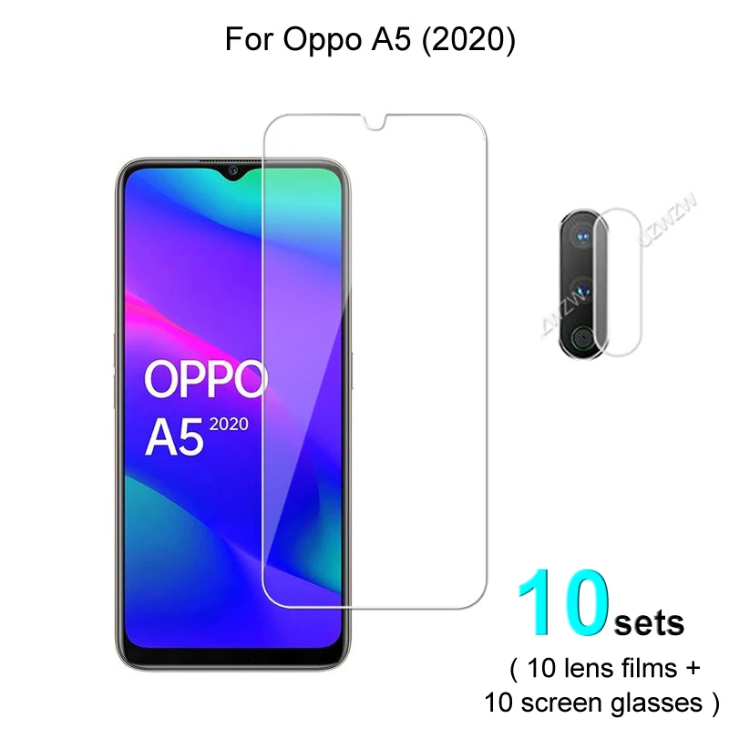 10 комплектов стекла для Oppo A5 (2020) пленка для объектива камеры и протектор экрана защитное Закаленное HD Стекло взрывозащищенное 
10 комплектов стекла для Oppo A5 (2020) пленка для объектива камеры и протектор экрана защитное Закаленное HD Стекло взрывозащищенное
