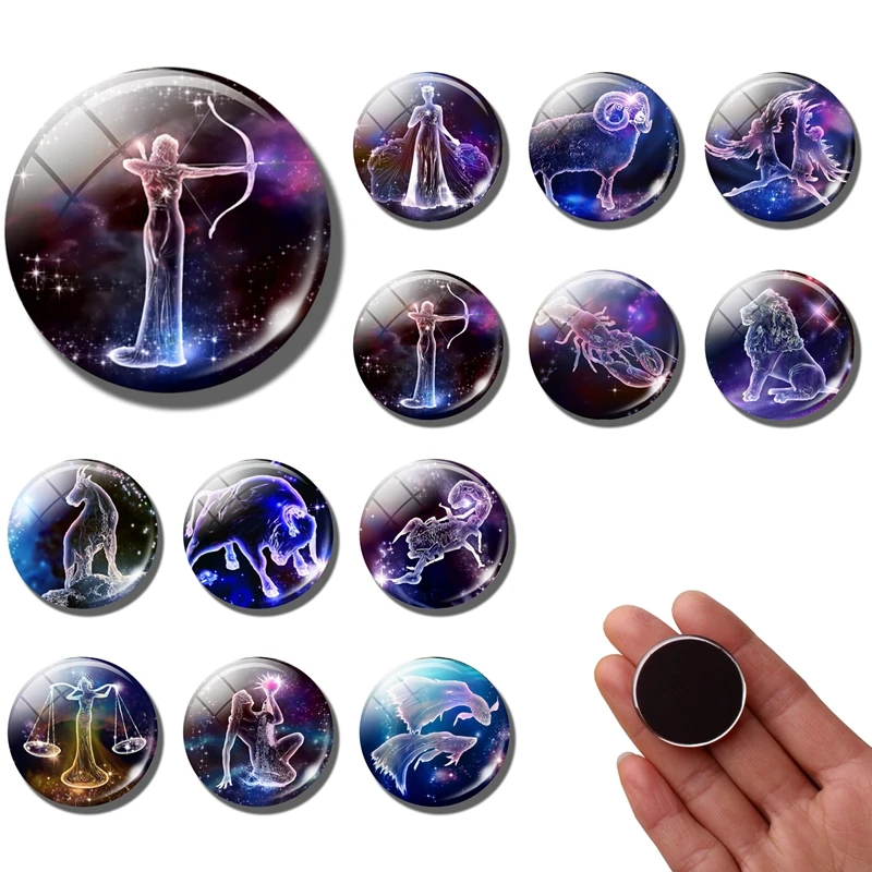 Zodiac Signs Fridge Magnet 12 Constellation Refrigerator Magnet Scorpio Sagittarius Capricorn Aquarius Fridge Sticker Home Decor
Zodiac Signs Fridge Magnet 12 Constellation Refrigerator Magnet Scorpio Sagittarius Capricorn Aquarius Fridge Sticker Home Decor