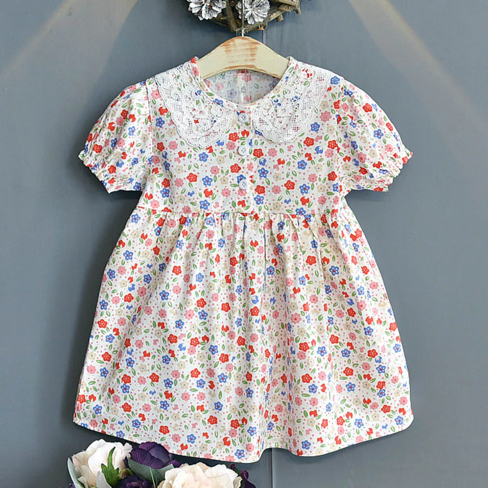 Lace Girls Dress Summer Floral Puff Sleeve Kids Boutique Clothes Princess Birthday Party Children Costumes
Lace Girls Dress Summer Floral Puff Sleeve Kids Boutique Clothes Princess Birthday Party Children Costumes