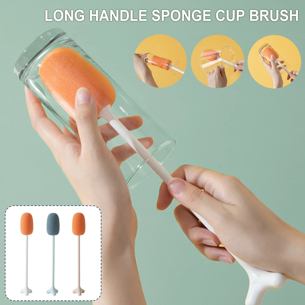 3pcs Bottle Cleaning Brush 31cm Ultra-long Sponge Brush Glass Bottle Cup Cleaner Water Bottle Brush Kitchen Supply Cleaning Tool
3pcs Bottle Cleaning Brush 31cm Ultra-long Sponge Brush Glass Bottle Cup Cleaner Water Bottle Brush Kitchen Supply Cleaning Tool