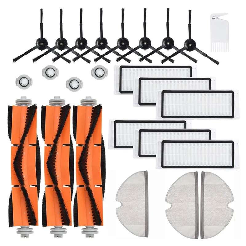 25-Pack Replacement Parts for Xiaomi Roborock S5 S Max S6 S60 S65 Filter Accessories Vacuum Cleaner Replenishment Kit
25-Pack Replacement Parts for Xiaomi Roborock S5 S Max S6 S60 S65 Filter Accessories Vacuum Cleaner Replenishment Kit