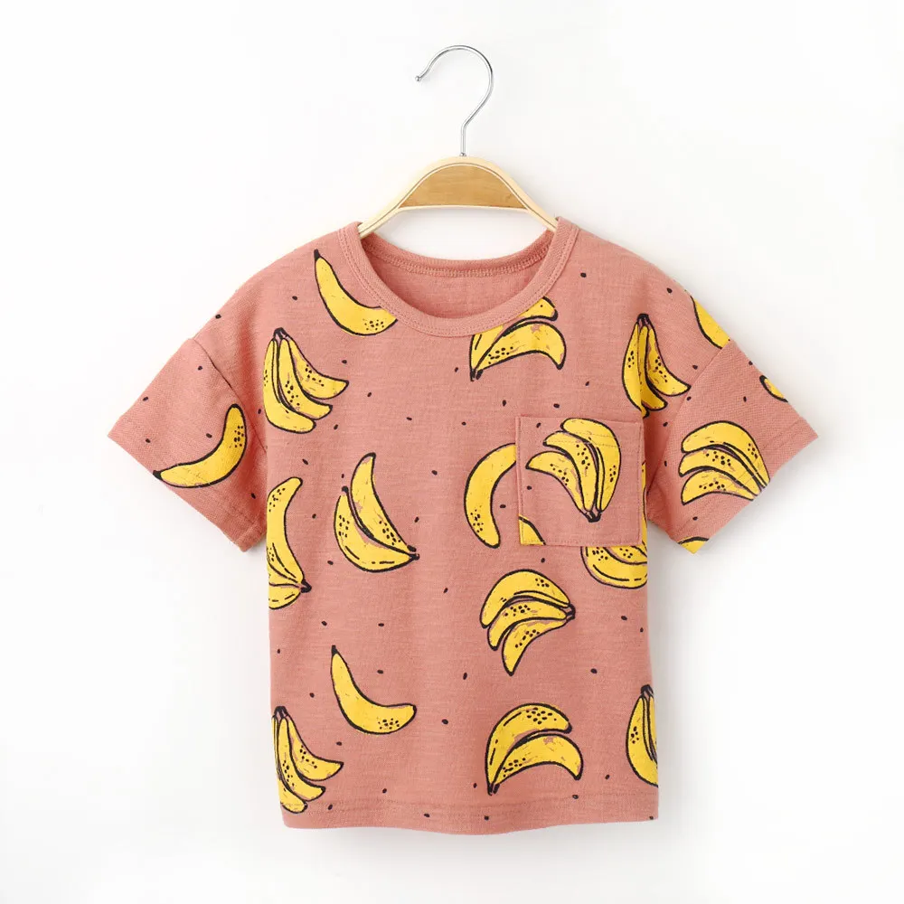 9M-3T Baby Boys Girls T Shirts 100% Cotton Toddler Top Summer Tees Kids Banana Printing Green Orange 2 Colors
9M-3T Baby Boys Girls T Shirts 100% Cotton Toddler Top Summer Tees Kids Banana Printing Green Orange 2 Colors