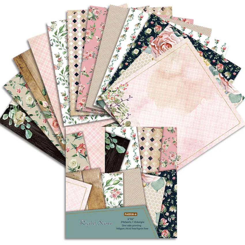 12 Sheets Right Now Flowers DIY Scrapbooking Paper Pack Handmade Card Making Craft Paper Origami Art Background Pad
12 Sheets Right Now Flowers DIY Scrapbooking Paper Pack Handmade Card Making Craft Paper Origami Art Background Pad