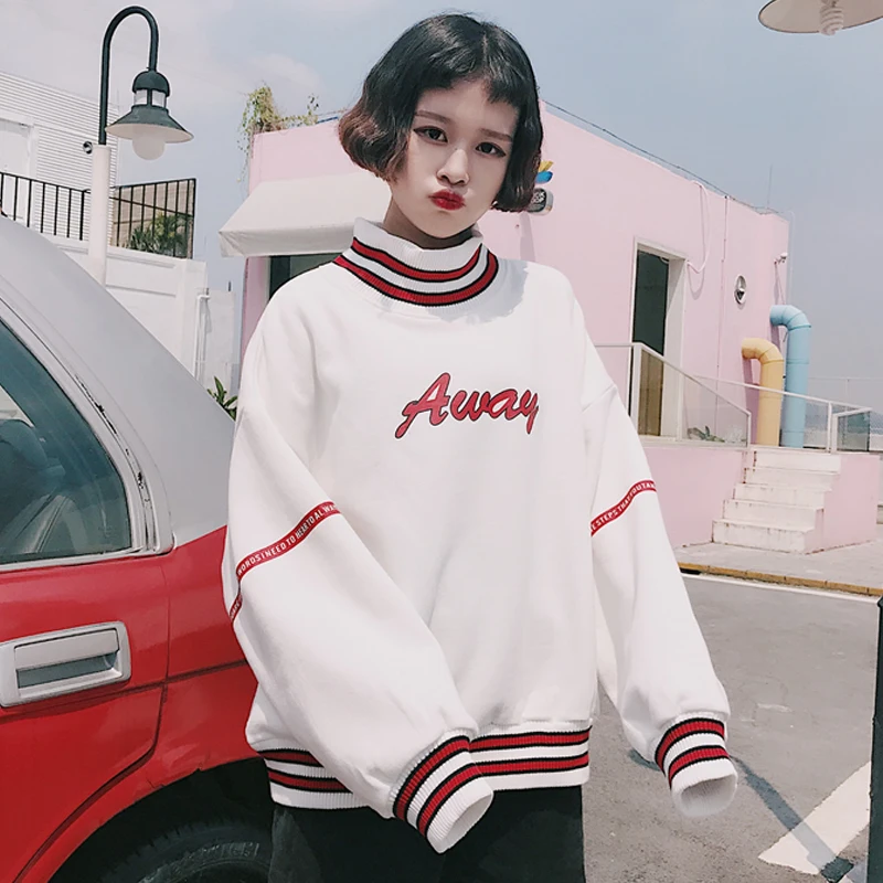 Модные свитшоты для женщин на осень и зиму корейский стиль Ulzzang Harajuku Женская флисовая толстовка с капюшоном женские свободные пуловеры толс...
Модные свитшоты для женщин на осень и зиму корейский стиль Ulzzang Harajuku Женская флисовая толстовка с капюшоном женские свободные пуловеры толс...