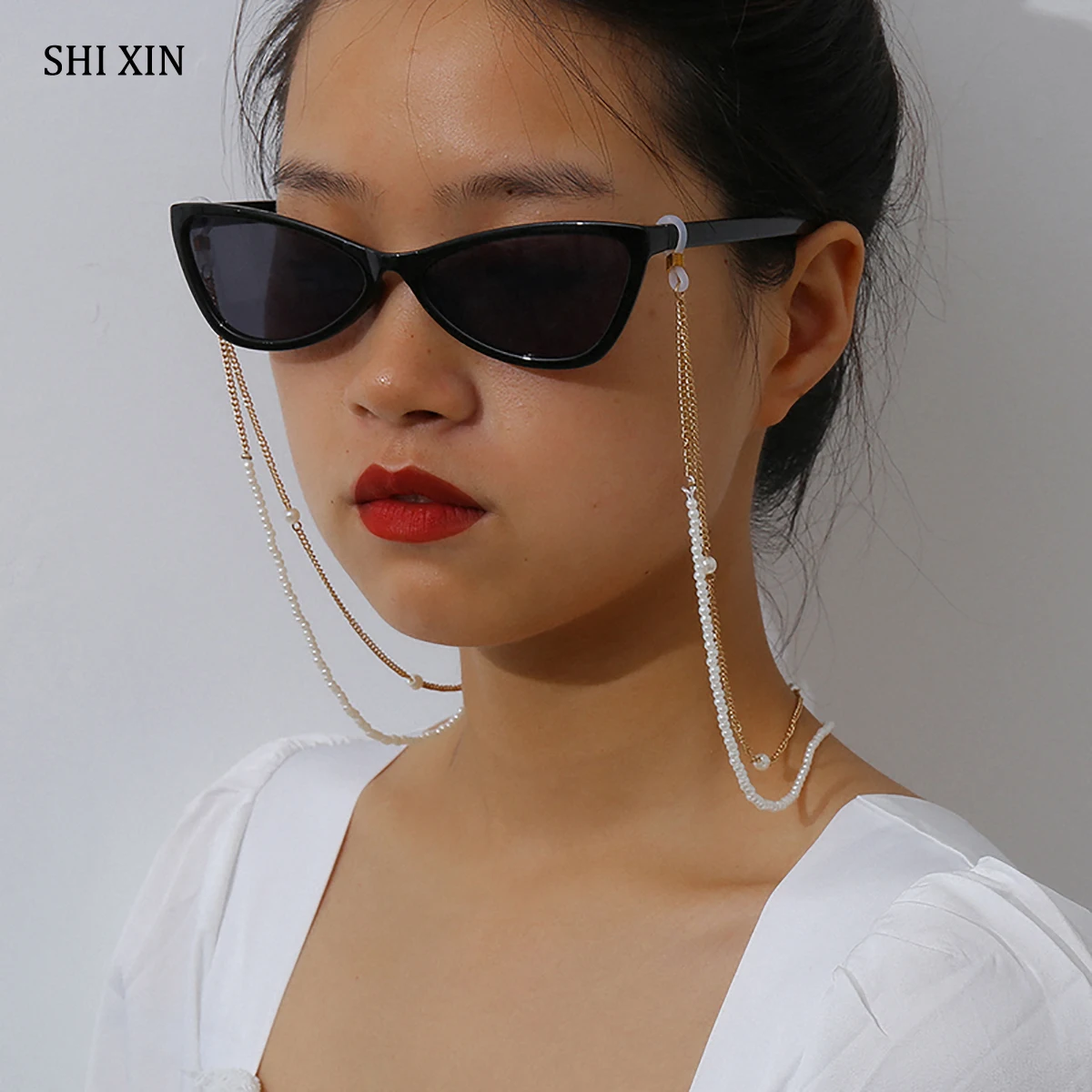 Layered Pearl Beads Glasses Chain for Women Sunglasses Chain Lanyard Lace for Glasses Holder Neck Chain Landyard Sunglasses Cord
Layered Pearl Beads Glasses Chain for Women Sunglasses Chain Lanyard Lace for Glasses Holder Neck Chain Landyard Sunglasses Cord