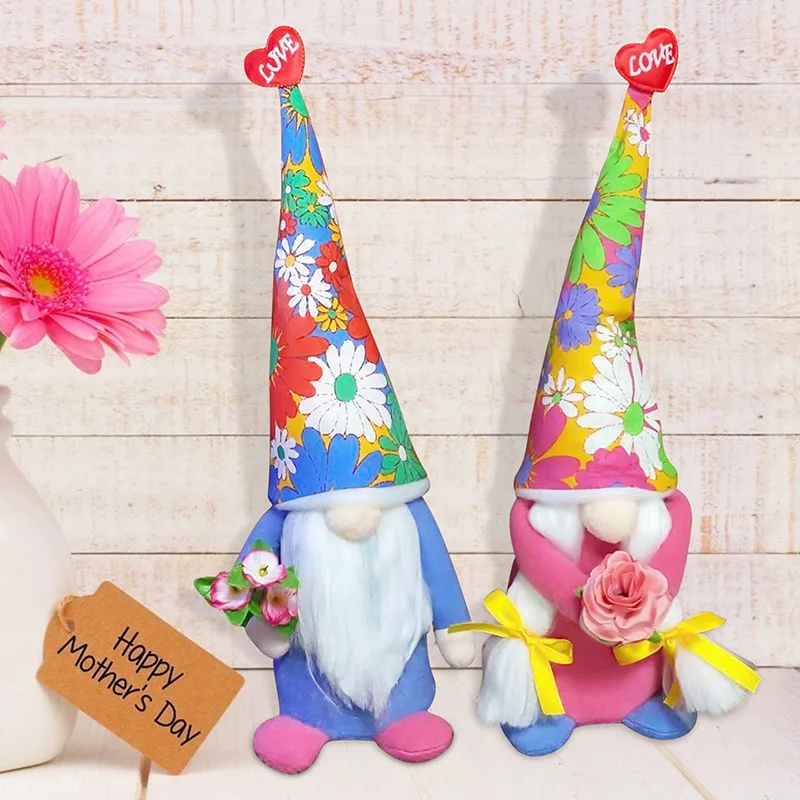Mother's Day Gift Cute Gnome With Flower Plush Doll Spring Gnomes Holiday Home Decoration Gnome Handmade 13" BDF99
Mother's Day Gift Cute Gnome With Flower Plush Doll Spring Gnomes Holiday Home Decoration Gnome Handmade 13" BDF99
