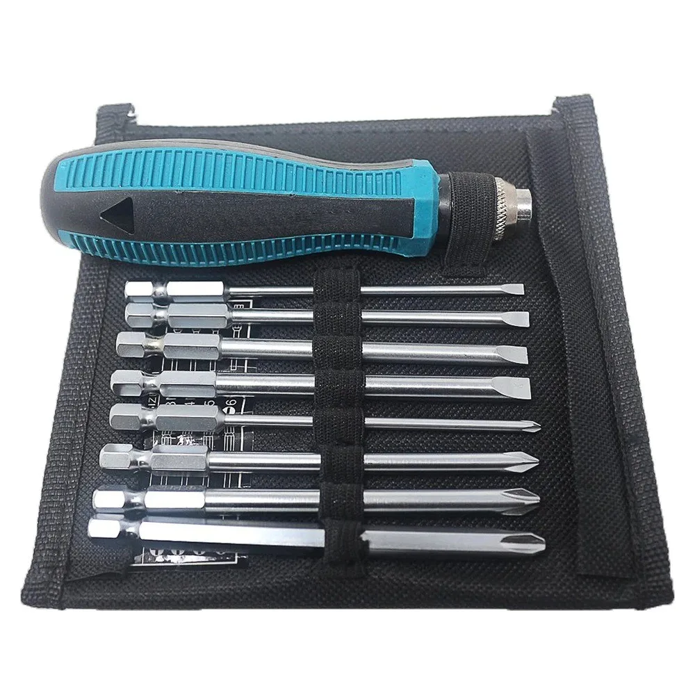 9PCS Precision Screwdriver Set Repair Hand Multi-Bit Tools With Magnetic Cross Slotted For Cross Head For Flat Head Tool
9PCS Precision Screwdriver Set Repair Hand Multi-Bit Tools With Magnetic Cross Slotted For Cross Head For Flat Head Tool
