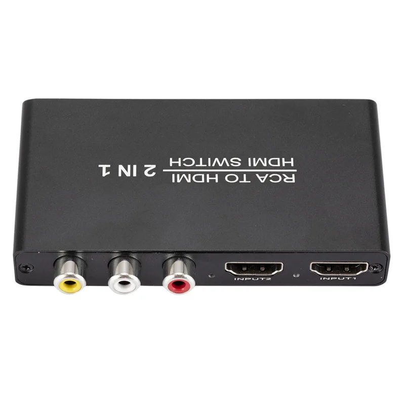 RCA to HDMI Converter 3 in 1 Out HDMI Switch 1 Port RCA and 2 Port HDMI Switcher Selector for TV HD PS5/PS4/PS3 Game Consoles PC
RCA to HDMI Converter 3 in 1 Out HDMI Switch 1 Port RCA and 2 Port HDMI Switcher Selector for TV HD PS5/PS4/PS3 Game Consoles PC