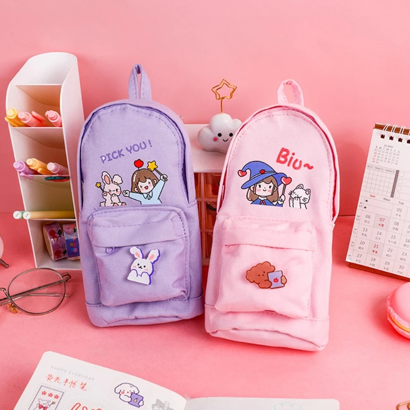 Ins Style Cute Pen Pencil Bag Cartoon Large Capacity Schoolbag Shape Storage Bag H9EB
Ins Style Cute Pen Pencil Bag Cartoon Large Capacity Schoolbag Shape Storage Bag H9EB