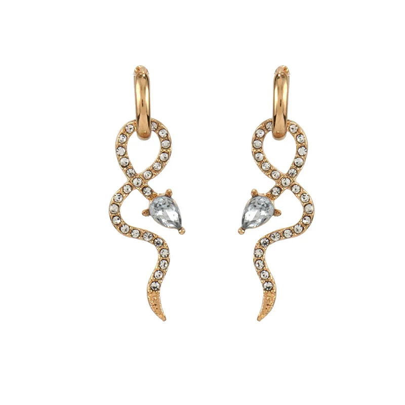 OTOKY INS Snake Drop Small Hoop Earring For Women Girls Korean Zircons Removable Piercing Earring Alloy Jewelry Gifts Wholesale
OTOKY INS Snake Drop Small Hoop Earring For Women Girls Korean Zircons Removable Piercing Earring Alloy Jewelry Gifts Wholesale