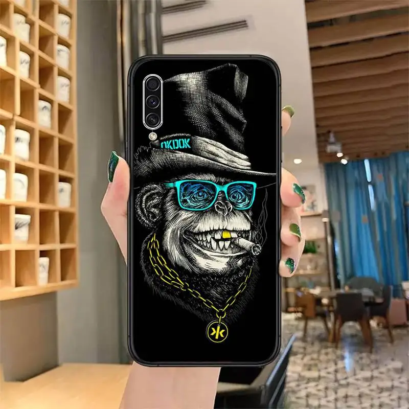 Курение обезьяна чехол для телефона samsung galaxy a 51 52 модель 71 50 12 72 21С 70 40 20e 31 30С