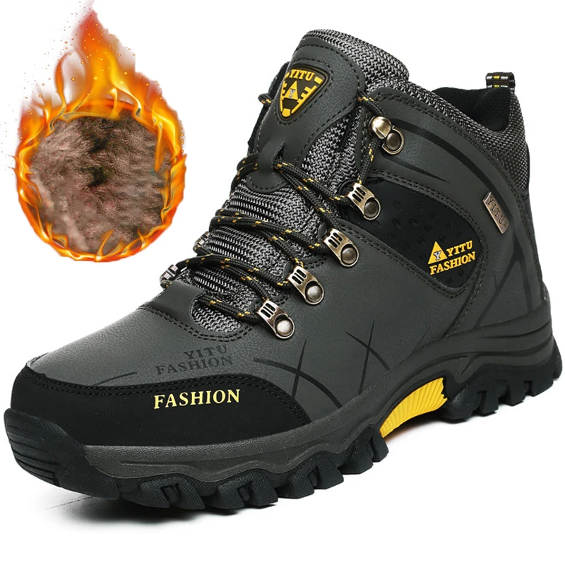 Winter Boots Men Plush Keep Warm Snow Boots Outdoor Male Hiking Boots Men Sneakers Non-slip Men Military Boots Large Size 47
Winter Boots Men Plush Keep Warm Snow Boots Outdoor Male Hiking Boots Men Sneakers Non-slip Men Military Boots Large Size 47