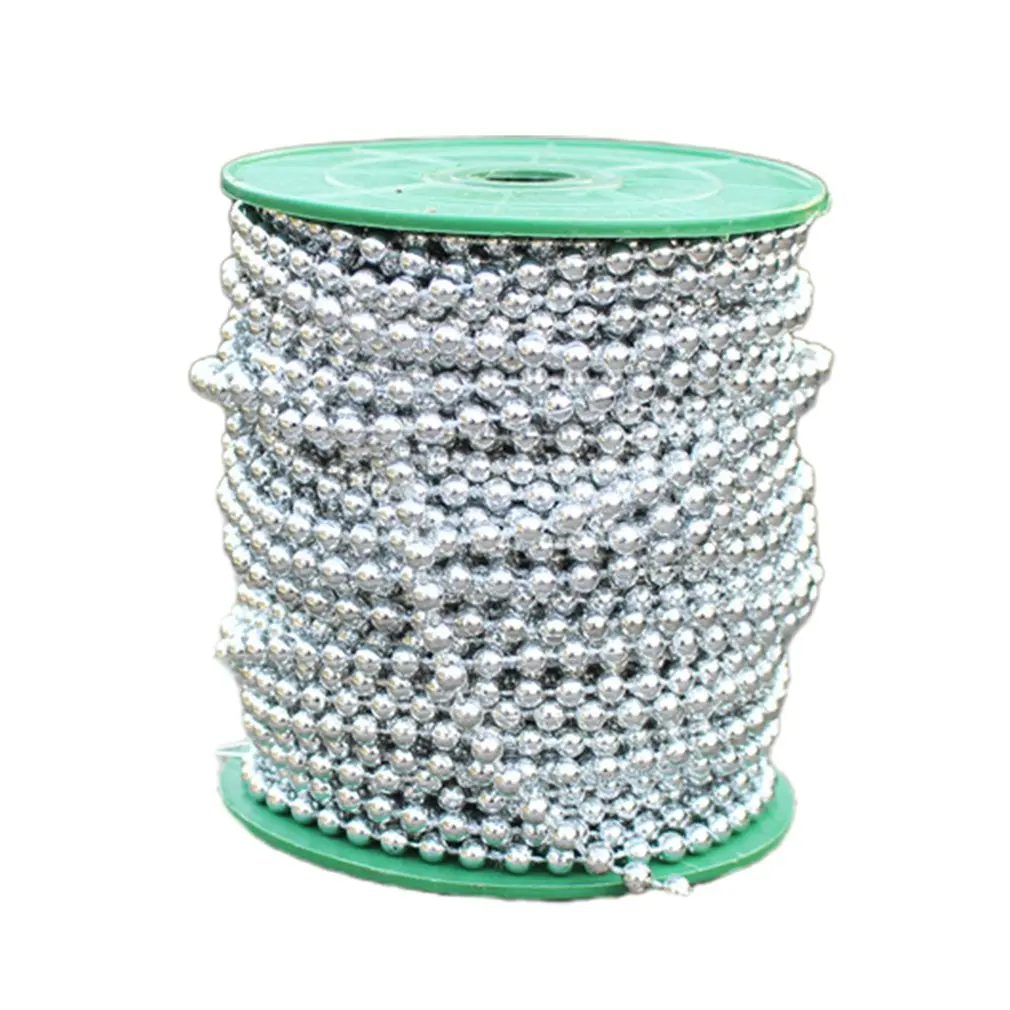 5mm Gold And Silver Beads Diy Christmas Decoration Bead Chain Electroplate Ornaments Handmade Accessories
5mm Gold And Silver Beads Diy Christmas Decoration Bead Chain Electroplate Ornaments Handmade Accessories