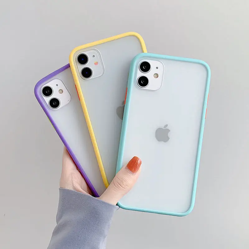 Mint Simple Matte Bumper Phone Case For iPhone 12 Clear Silicone Soft Cover For iPhone 11 Pro XS Max X 8 7 6s Plus SE XR 12 Mini 
Mint Simple Matte Bumper Phone Case For iPhone 12 Clear Silicone Soft Cover For iPhone 11 Pro XS Max X 8 7 6s Plus SE XR 12 Mini