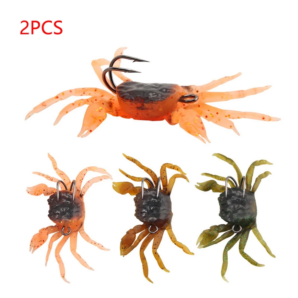 2pcs Lure Crab Softbait Sinking Casting Double Hook Artificial Bait 13cm 33.5g High Simulation Boatgame Hanging Bottom YE0208
2pcs Lure Crab Softbait Sinking Casting Double Hook Artificial Bait 13cm 33.5g High Simulation Boatgame Hanging Bottom YE0208