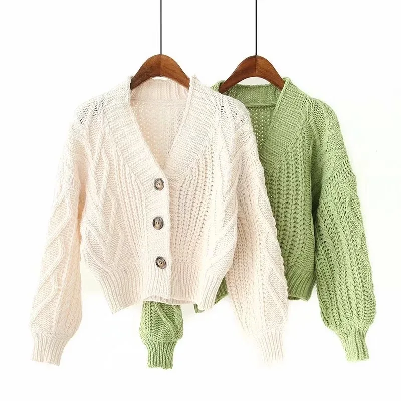 Casual Fashion Knitted Cardigans Sweater Women Solid Basic Autumn Winter Jumpers 2020 Long Sleeve Button V Neck Sweater
Casual Fashion Knitted Cardigans Sweater Women Solid Basic Autumn Winter Jumpers 2020 Long Sleeve Button V Neck Sweater
