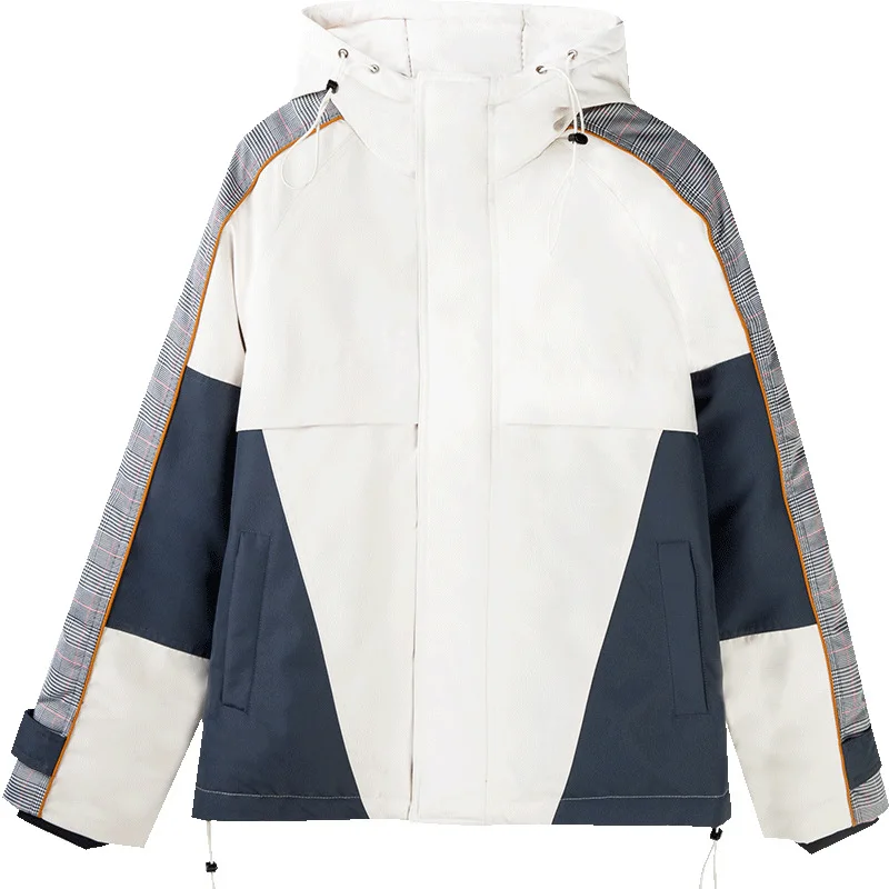 and Men's lovers' color contrast down jacket men's winter Korean fashion brand hooded bread jacket warm short jacket
and Men's lovers' color contrast down jacket men's winter Korean fashion brand hooded bread jacket warm short jacket